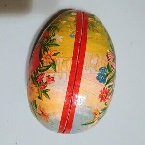 Vintage, Paper mache, Nesting, Easter Egg